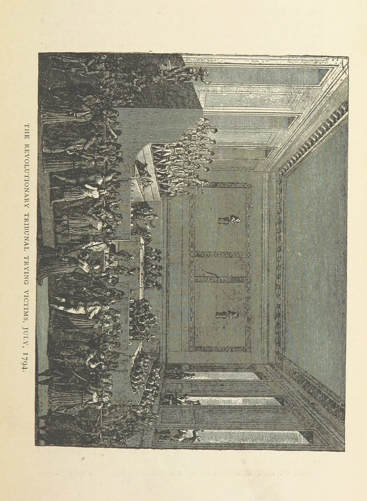 An illustration from The History of the French Revolution, 1789 to 1795; or a country without a God, 1890, leaf 659