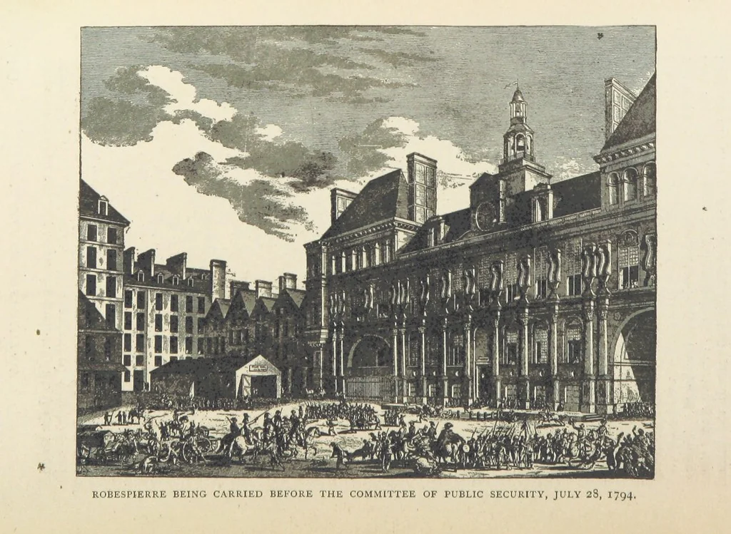An illustration from The History of the French Revolution, 1789 to 1795; or a country without a God, 1890, leaf 681