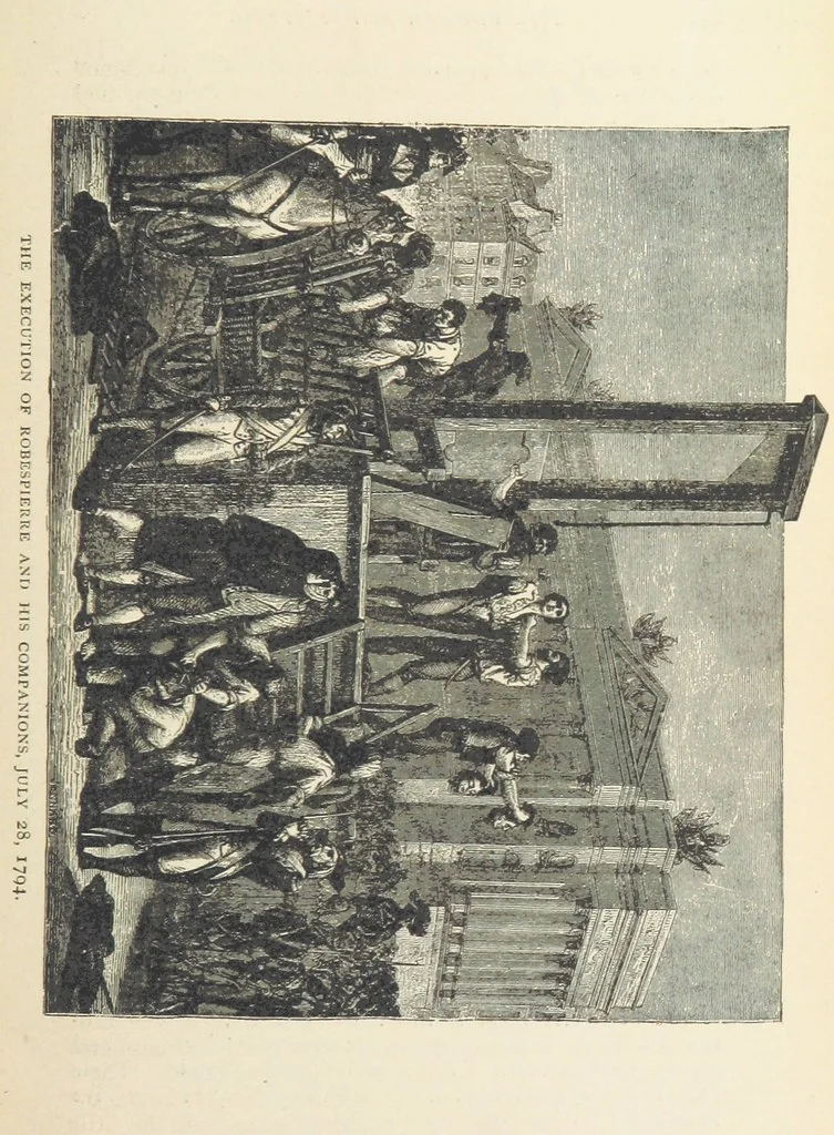 An illustration from The History of the French Revolution, 1789 to 1795; or a country without a God, 1890, leaf 683