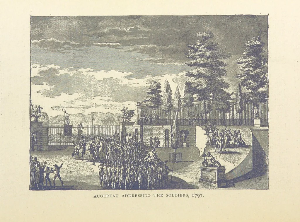 An illustration from The History of the French Revolution, 1789 to 1795; or a country without a God, 1890, leaf 756