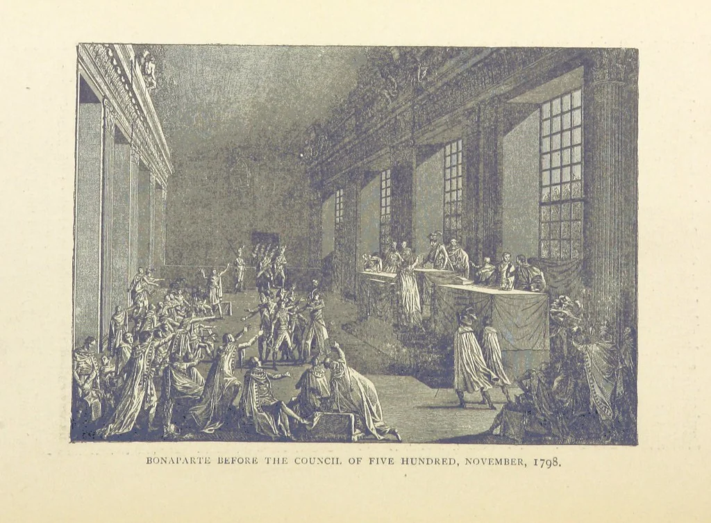 An illustration from The History of the French Revolution, 1789 to 1795; or a country without a God, 1890, leaf 758