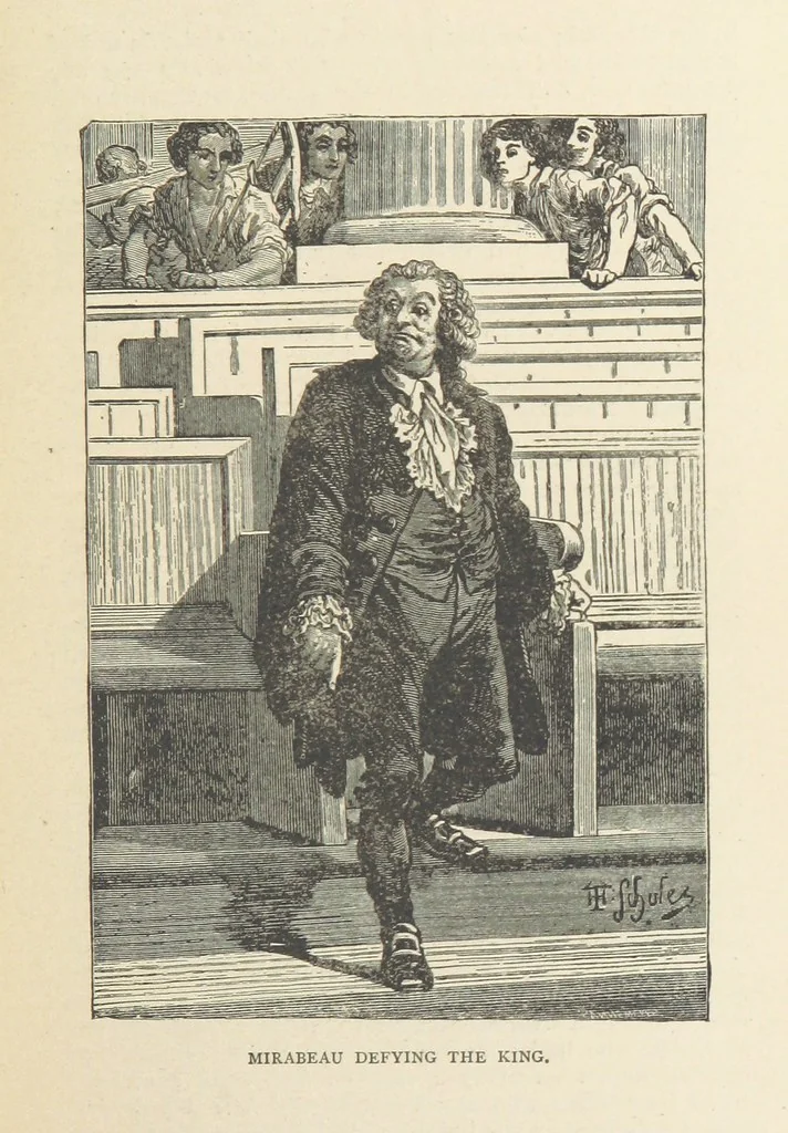 An illustration from The History of the French Revolution, 1789 to 1795; or a country without a God, 1890, leaf 81
