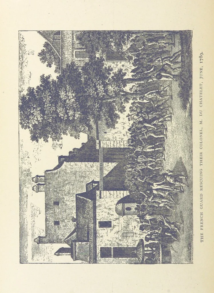 An illustration from The History of the French Revolution, 1789 to 1795; or a country without a God, 1890, leaf 92