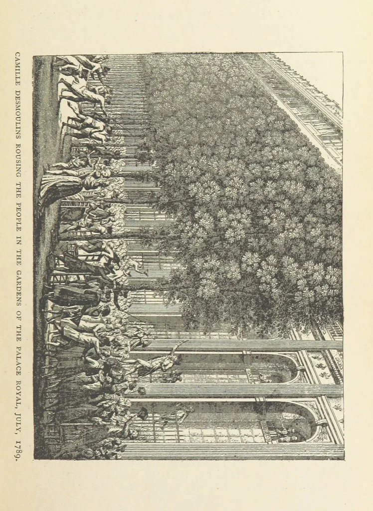 An illustration from The History of the French Revolution, 1789 to 1795; or a country without a God, 1890, leaf 95