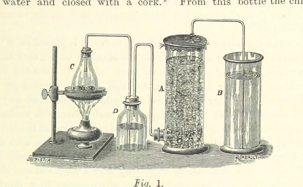 An illustration from Notes on the Treatment of Gold Ores, 1889, leaf 99