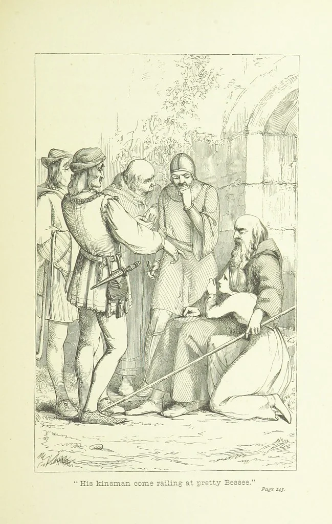 An illustration from Old English ballads. A collection of favourite ballads of the olden time, etc, 1888, leaf 251