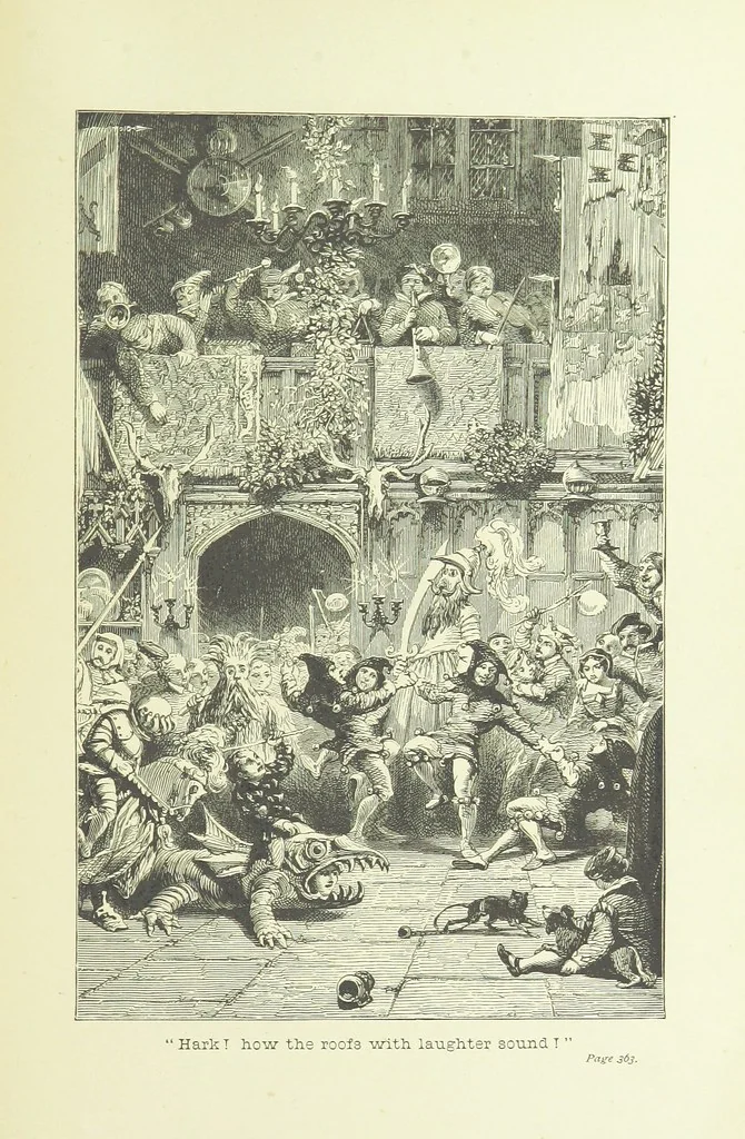 An illustration from Old English ballads. A collection of favourite ballads of the olden time, etc, 1888, leaf 367
