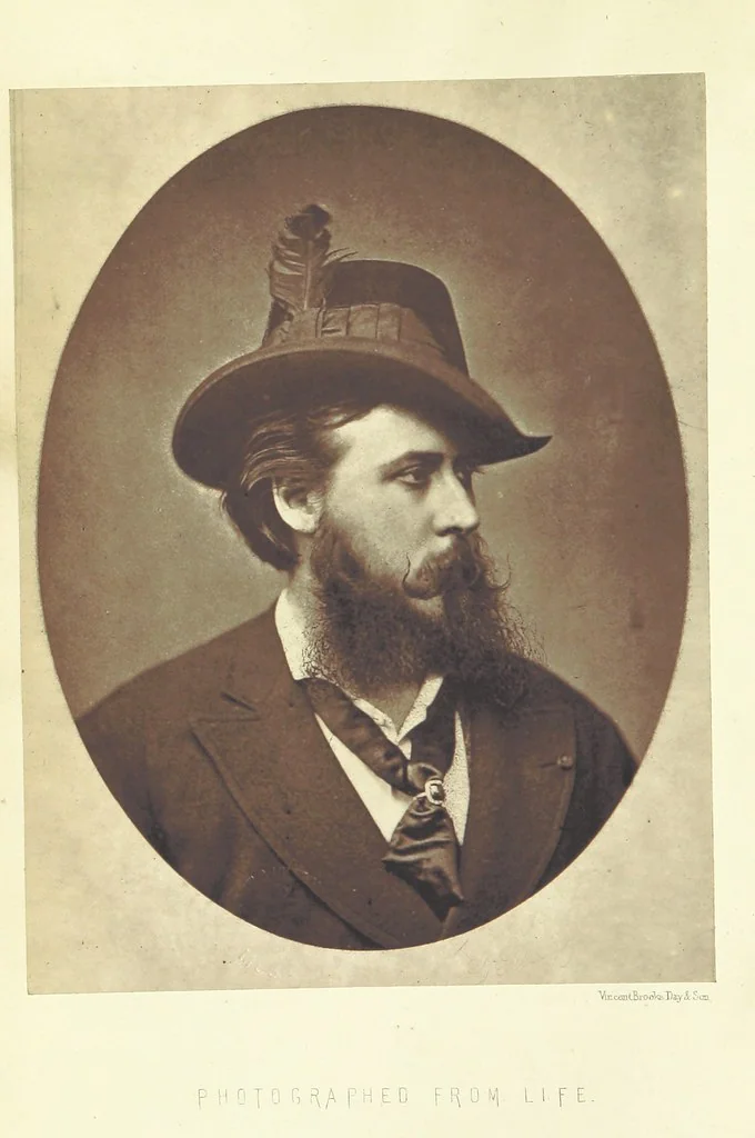 An illustration from Love and Chivalry. [Poems, 1875, leaf 4