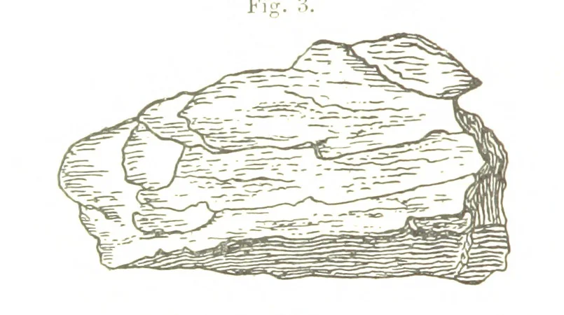 An illustration from The Prospector's Fieldbook and Guide in the search for ... Minerals. Illustrated, etc, 1892, leaf 30