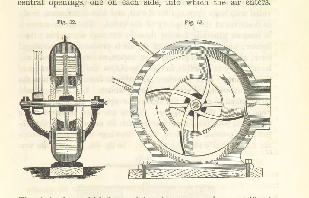 An illustration from A Treatise on Metallurgy; comprising mining, and general and particular metallurgical operations, etc, 1852, leaf 115