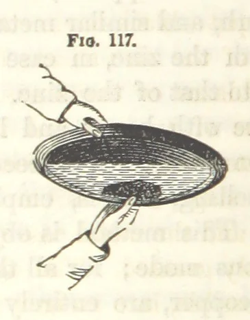 An illustration from A Treatise on Metallurgy; comprising mining, and general and particular metallurgical operations, etc, 1852, leaf 256