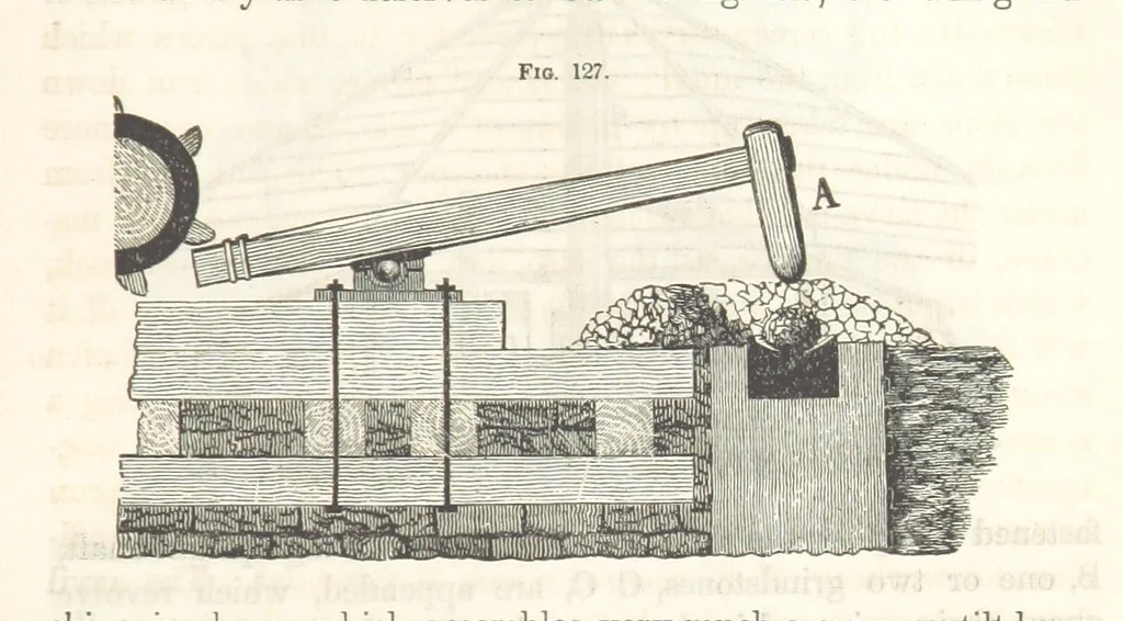 An illustration from A Treatise on Metallurgy; comprising mining, and general and particular metallurgical operations, etc, 1852, leaf 275