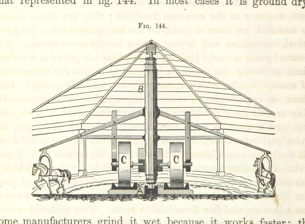 An illustration from A Treatise on Metallurgy; comprising mining, and general and particular metallurgical operations, etc, 1852, leaf 332