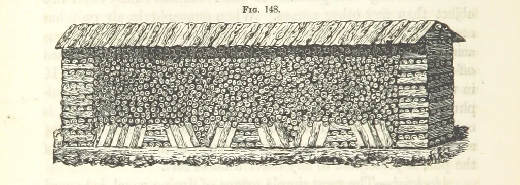 An illustration from A Treatise on Metallurgy; comprising mining, and general and particular metallurgical operations, etc, 1852, leaf 352