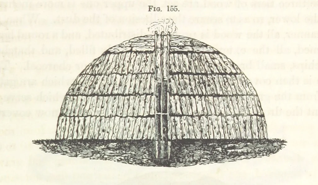 An illustration from A Treatise on Metallurgy; comprising mining, and general and particular metallurgical operations, etc, 1852, leaf 363