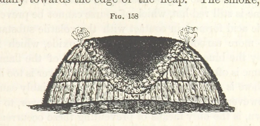 An illustration from A Treatise on Metallurgy; comprising mining, and general and particular metallurgical operations, etc, 1852, leaf 367