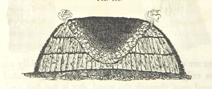 An illustration from A Treatise on Metallurgy; comprising mining, and general and particular metallurgical operations, etc, 1852, leaf 368