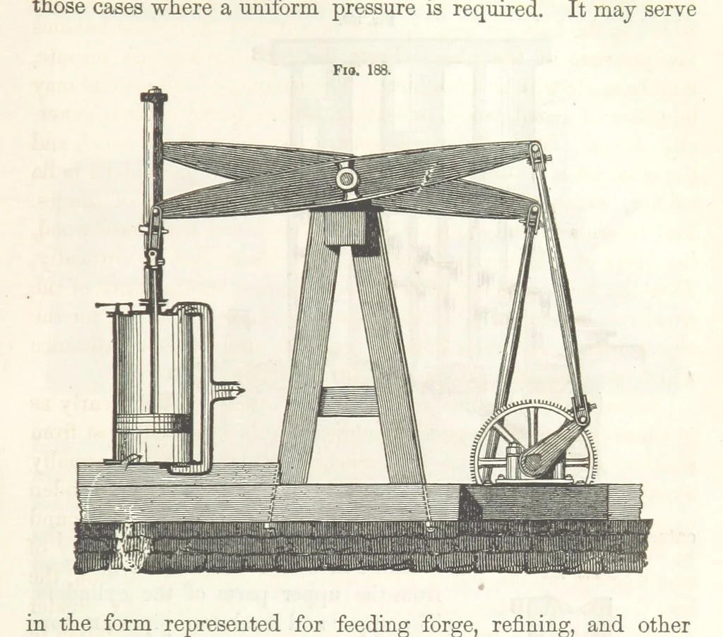 An illustration from A Treatise on Metallurgy; comprising mining, and general and particular metallurgical operations, etc, 1852, leaf 413