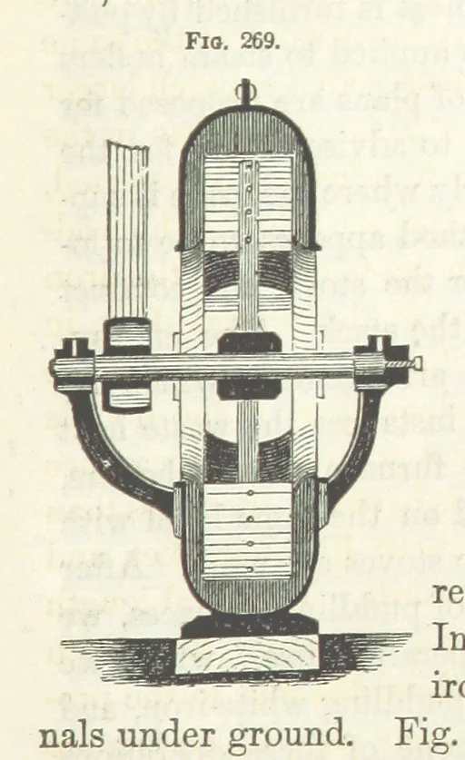 An illustration from A Treatise on Metallurgy; comprising mining, and general and particular metallurgical operations, etc, 1852, leaf 575