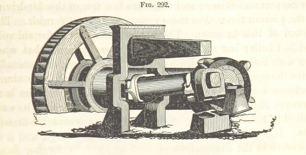 An illustration from A Treatise on Metallurgy; comprising mining, and general and particular metallurgical operations, etc, 1852, leaf 611
