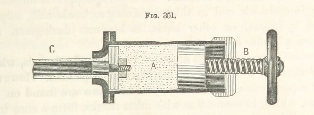 An illustration from A Treatise on Metallurgy; comprising mining, and general and particular metallurgical operations, etc, 1852, leaf 687