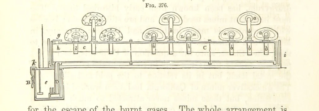 An illustration from A Treatise on Metallurgy; comprising mining, and general and particular metallurgical operations, etc, 1852, leaf 728