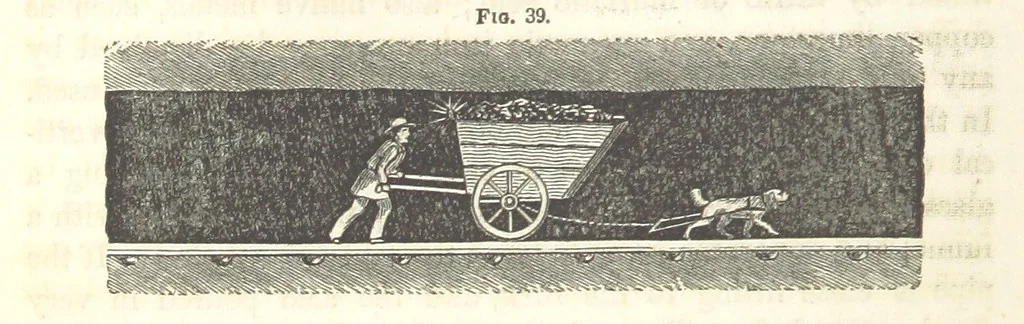 An illustration from A Treatise on Metallurgy; comprising mining, and general and particular metallurgical operations, etc, 1852, leaf 94