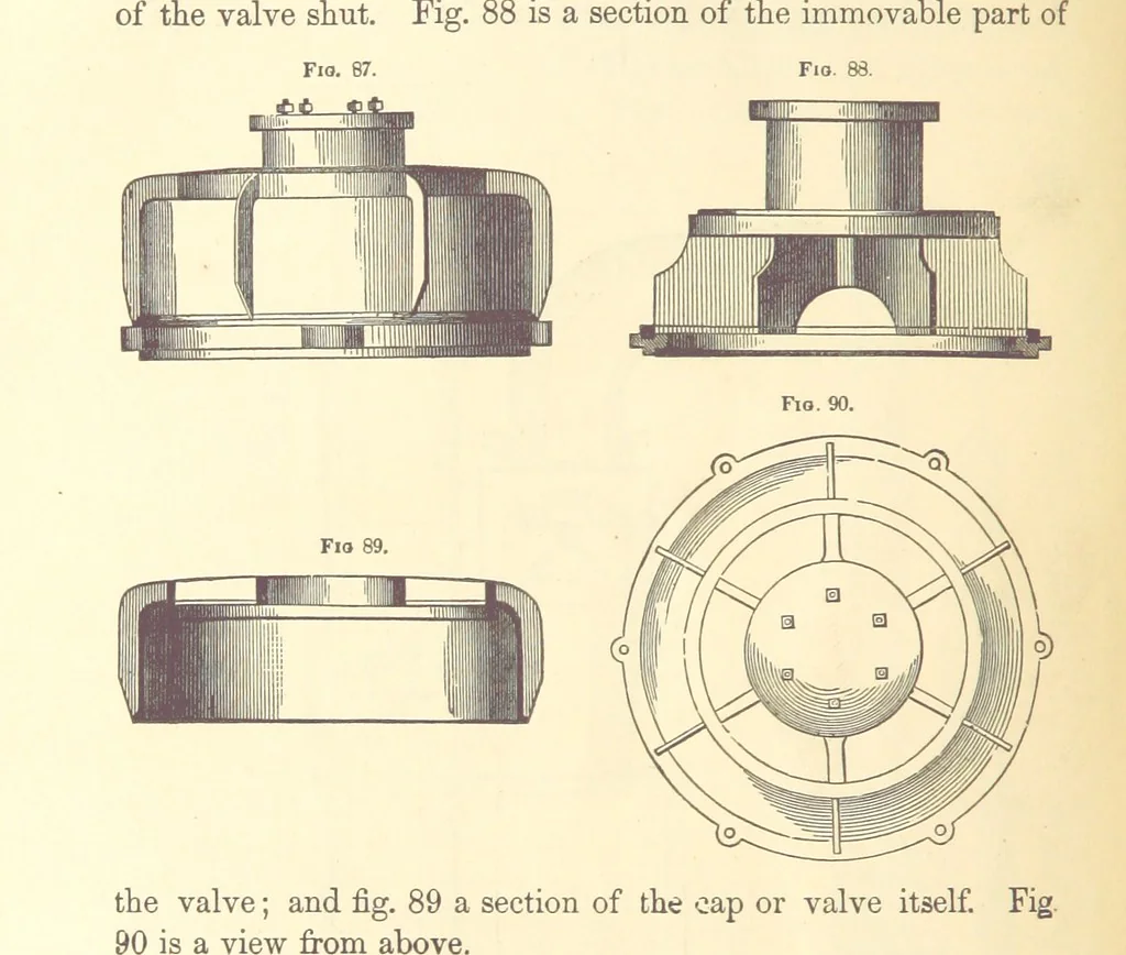 An illustration from A Treatise on Metallurgy; comprising mining, and general and particular metallurgical operations, etc, 1880, leaf 158