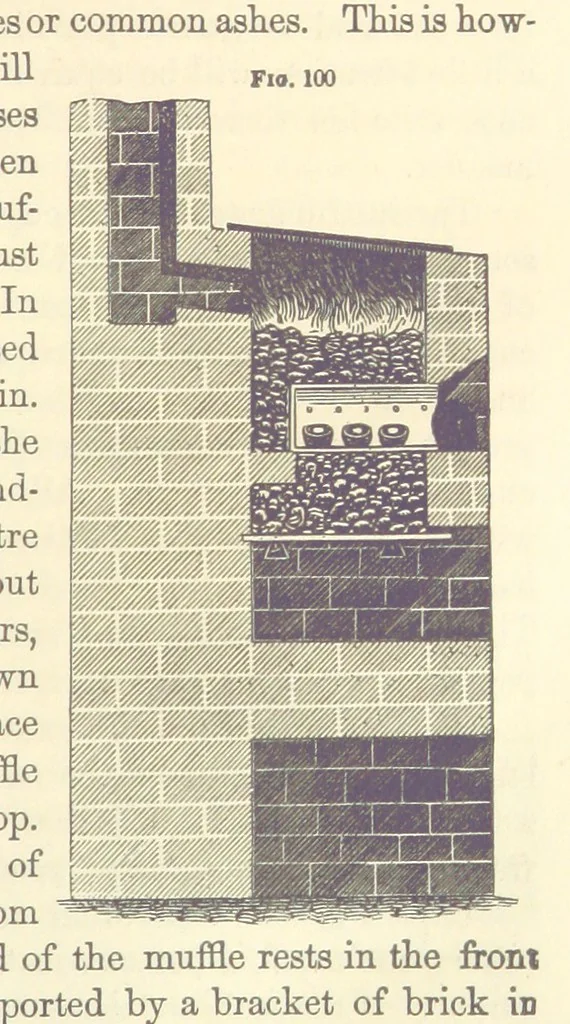An illustration from A Treatise on Metallurgy; comprising mining, and general and particular metallurgical operations, etc, 1880, leaf 193
