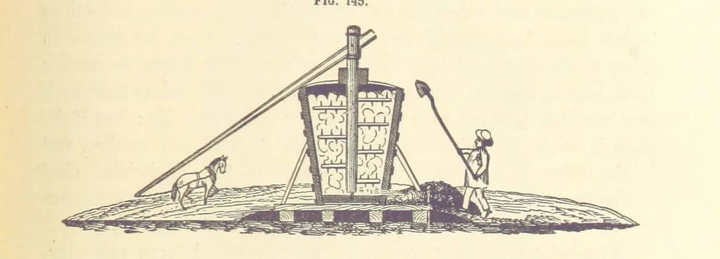 An illustration from A Treatise on Metallurgy; comprising mining, and general and particular metallurgical operations, etc, 1880, leaf 331