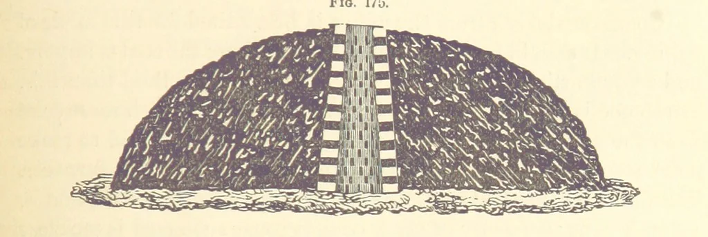 An illustration from A Treatise on Metallurgy; comprising mining, and general and particular metallurgical operations, etc, 1880, leaf 387