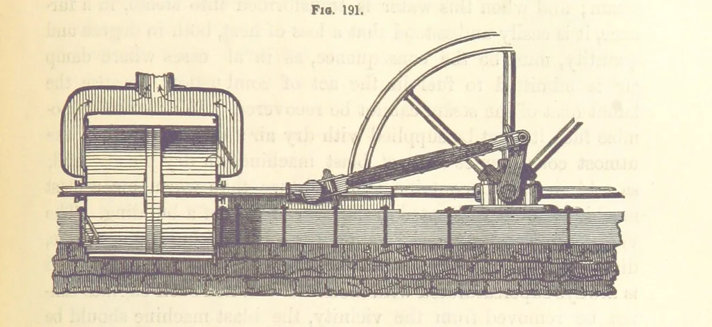 An illustration from A Treatise on Metallurgy; comprising mining, and general and particular metallurgical operations, etc, 1880, leaf 413