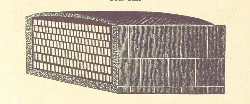 An illustration from A Treatise on Metallurgy; comprising mining, and general and particular metallurgical operations, etc, 1880, leaf 598