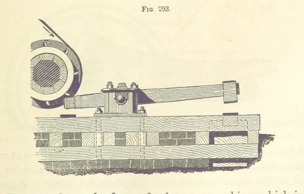 An illustration from A Treatise on Metallurgy; comprising mining, and general and particular metallurgical operations, etc, 1880, leaf 609