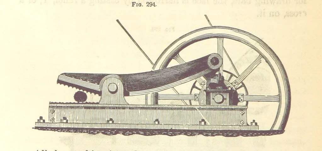 An illustration from A Treatise on Metallurgy; comprising mining, and general and particular metallurgical operations, etc, 1880, leaf 610