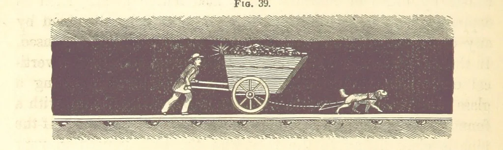 An illustration from A Treatise on Metallurgy; comprising mining, and general and particular metallurgical operations, etc, 1880, leaf 92