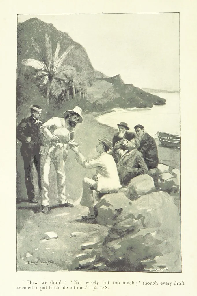 An illustration from Friend or Fortune? The story of a strange year, etc, 1897, leaf 8