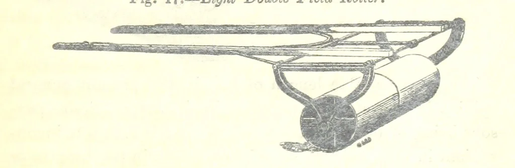 An illustration from Farming Implements, their various uses and recent modern improvements compared with the old machines. By F. D. P, 1847, leaf 57