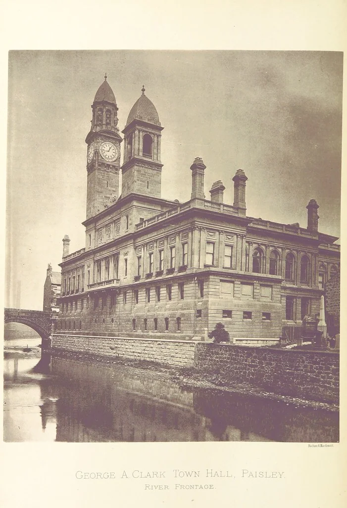 An illustration from The Inauguration of the George A. Clark Town Hall, Paisley, with ... illustrations, etc, 1882, leaf 6