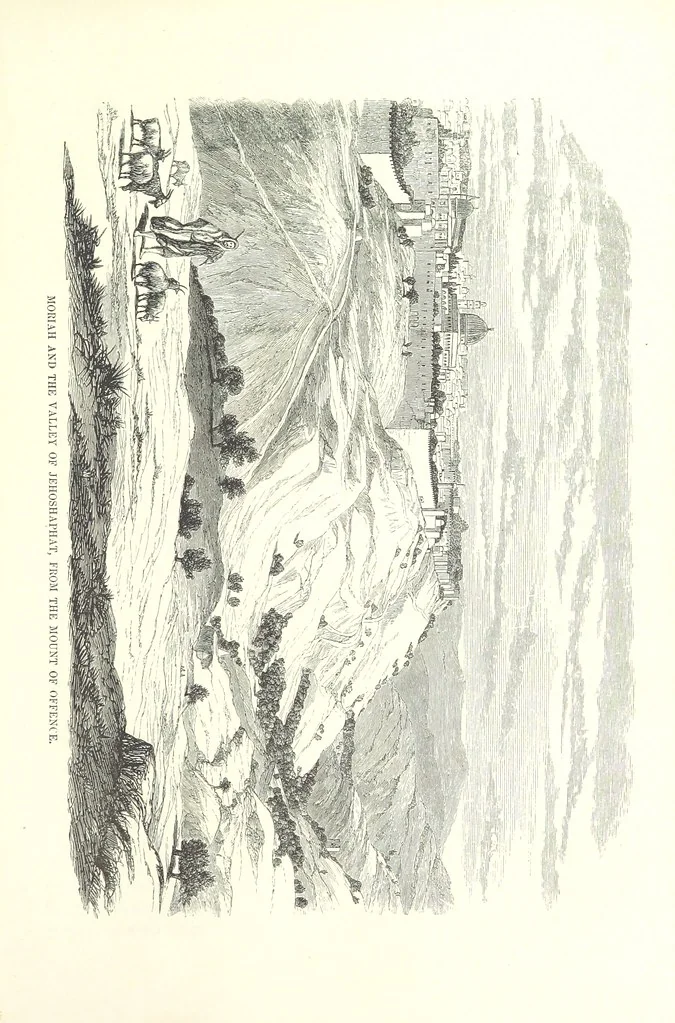 An illustration from Pictorial Journey through the Holy Land; or, Scenes in Palestine. [Reprinted from the “Sunday at Home.”, 1863, leaf 103