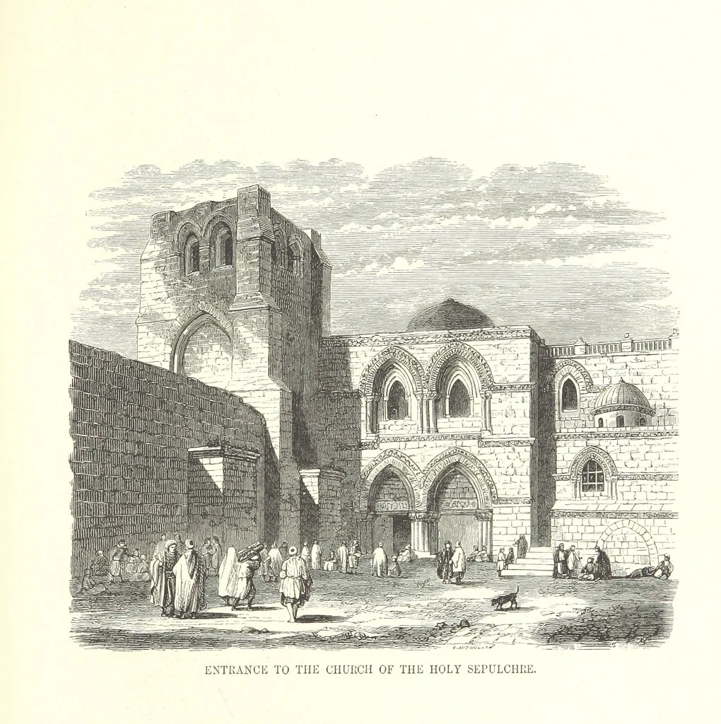 An illustration from Pictorial Journey through the Holy Land; or, Scenes in Palestine. [Reprinted from the “Sunday at Home.”, 1863, leaf 127