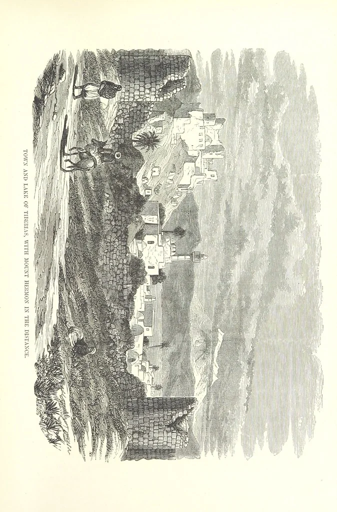 An illustration from Pictorial Journey through the Holy Land; or, Scenes in Palestine. [Reprinted from the “Sunday at Home.”, 1863, leaf 211