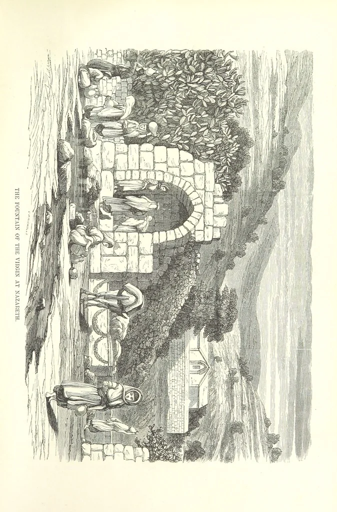 An illustration from Pictorial Journey through the Holy Land; or, Scenes in Palestine. [Reprinted from the “Sunday at Home.”, 1863, leaf 217