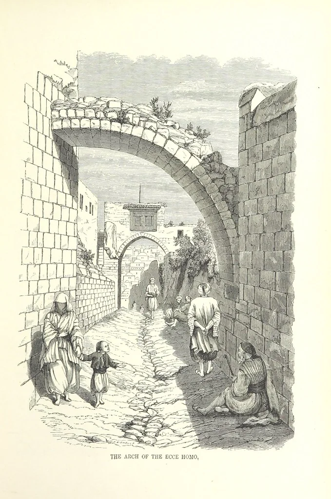 An illustration from Pictorial Journey through the Holy Land; or, Scenes in Palestine. [Reprinted from the “Sunday at Home.”, 1863, leaf 71