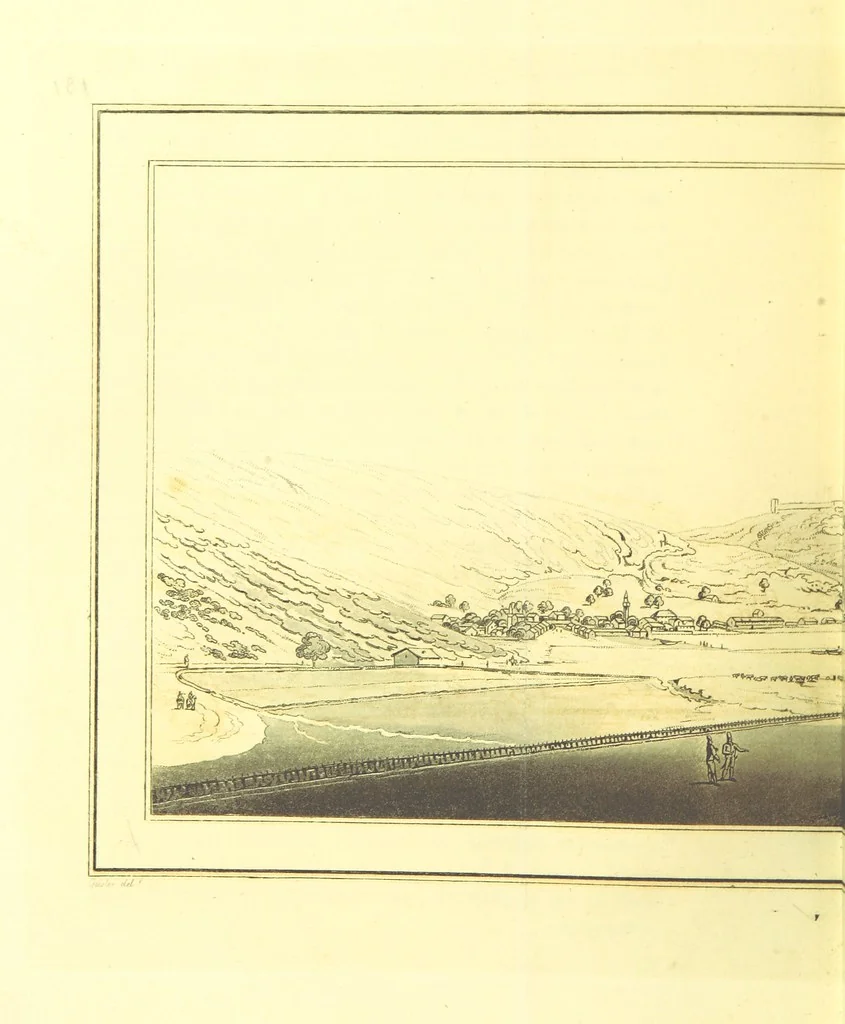 An illustration from Travels through the Southern Provinces of the Russian Empire in 1793 and 1794. Translated from the German [by F. W. Blagdon]. MS. notes, 1812, leaf 204