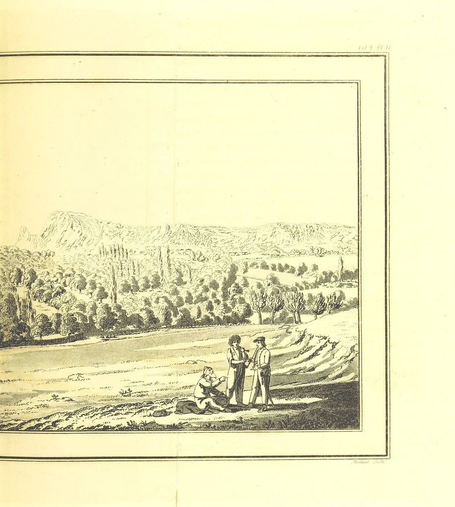 An illustration from Travels through the Southern Provinces of the Russian Empire in 1793 and 1794. Translated from the German [by F. W. Blagdon]. MS. notes, 1812, leaf 229
