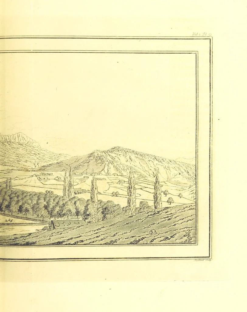An illustration from Travels through the Southern Provinces of the Russian Empire in 1793 and 1794. Translated from the German [by F. W. Blagdon]. MS. notes, 1812, leaf 307