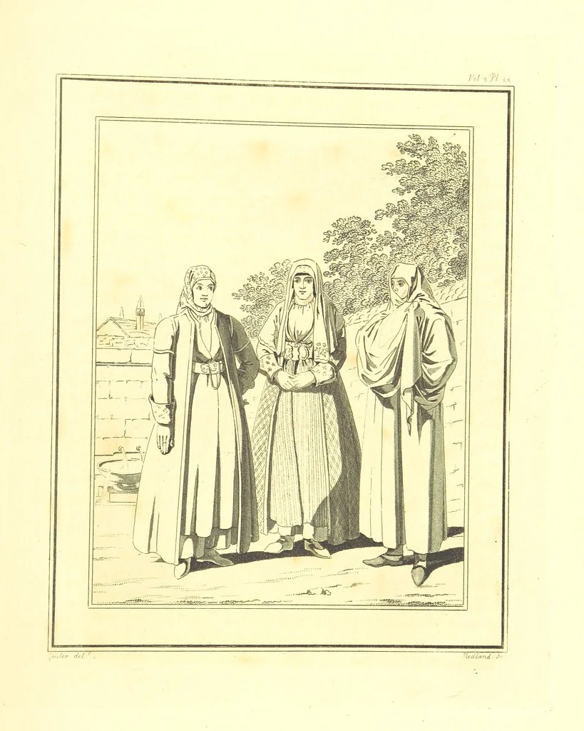 An illustration from Travels through the Southern Provinces of the Russian Empire in 1793 and 1794. Translated from the German [by F. W. Blagdon]. MS. notes, 1812, leaf 461