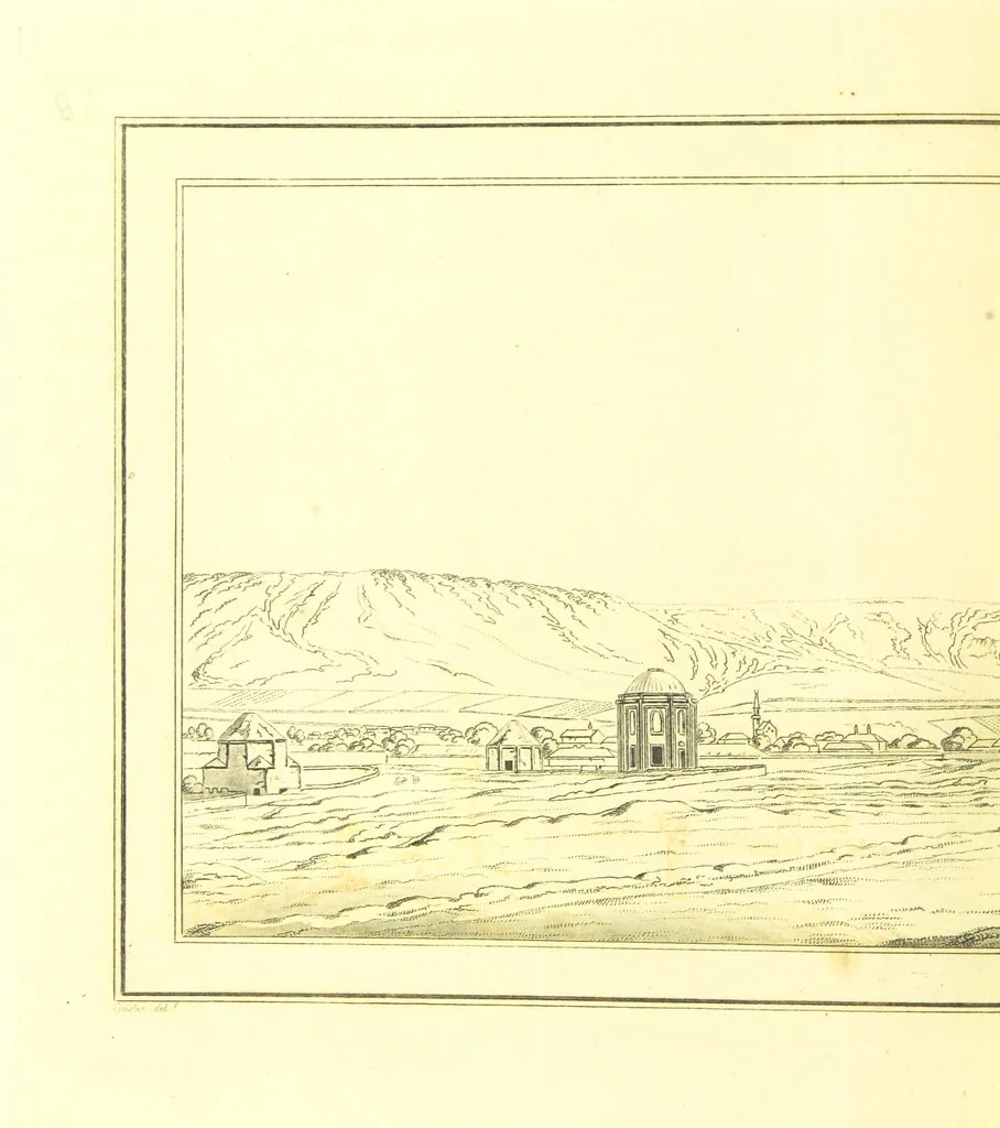 An illustration from Travels through the Southern Provinces of the Russian Empire in 1793 and 1794. Translated from the German [by F. W. Blagdon]. MS. notes, 1812, leaf 88