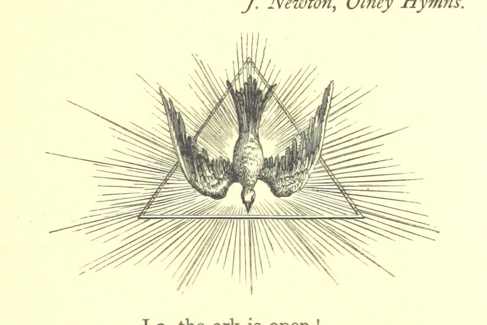 An illustration from Mottoes for Monuments, or Epitaphs selected for study or application ... Illustrated with designs by Flaxman and others, 1872, leaf 101